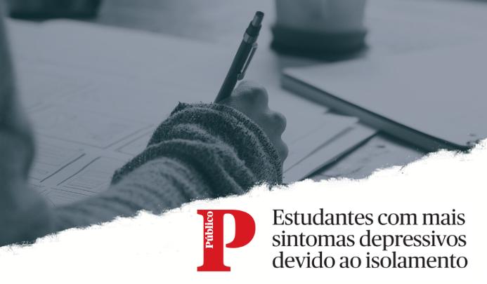 Estudantes com mais sintomas depressivos